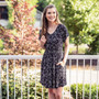 Allthreads Botanic Black Boardwalk Dress w/Pockets- Large