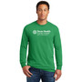 Texas Health Huguley Hospital Logoed Long Sleeve Graphic Tee - Antique Irish Green - 3X
