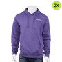Northwestern Medicine Logoed Fleece Hoodie - Heathered Purple - 2X