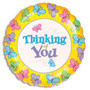 Thinking of You Butterflies Mylar Balloon