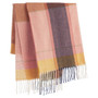 Color Block Fringed Scarf