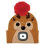 Christmas Night Scope Kids LED Pom Hats