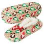 Women's Holiday Fuzzy Babba Slipper Socks
