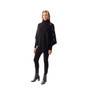 Knit Turtleneck Poncho - Black