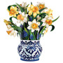 Fresh Cut Paper Flower Bouquet - English Daffodils