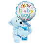New Baby Kelliloons Gift Set - Hugger Plush and Mints - It's a Boy