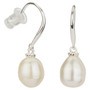 Amanda Blu Drop Pearl Earrings - Natural White