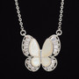 Amanda Blu Mother of Pearl Butterfly Necklace