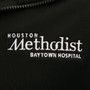 Houston Methodist Baytown Hospital Logoed Men's Full Zip Pullover - Black/Gray - S