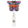 Retractable Badge Reel Holder - Butterfly
