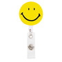 Retractable Badge Reel Holder - Smiley Face