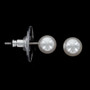 Julia Harper 6mm Faux Pearl Stud Earrings