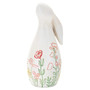 Floral Bunny Figurine