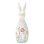 Floral Bunny Figurine