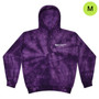 Northwestern Medicine Tie Dye Hoodie Sweatshirt - Purple - M