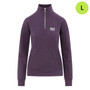 Northwestern Medicine Women's Cloud Fleece Quarter-Zip Pullover Sweatshirt - Eggplant - L