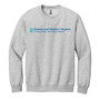 Brigham & Women's Hospital Crewneck Sweatshirt - Ash Gray with Full Chest Logo - XL
