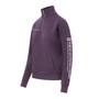 Brigham & Women's Hospital Women's Cloud Fleece Quarter-Zip Pullover - Eggplant - M