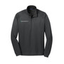 Brigham & Women's Hospital Men's Quarter Zip Pullover - Gray - 2X