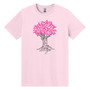 Breast Cancer Strength Tree T-Shirt - Medium