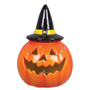 Ceramic Halloween Pumpkin Lantern With LED