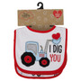 3-Piece Baby Bibs - I Dig You