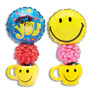 Get Well Soon Kelliloons Gift Set - Smiley Face Coffee Mug with Hard Candy
