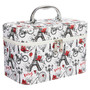 White Train Case - Paris Design