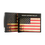 Vintage American Flag Bi-Fold Vegn Leather Wallet