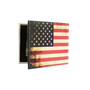 Vintage American Flag Bi-Fold Vegn Leather Wallet