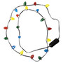 Light Up Christmas Bulb Necklace