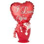 Valentine Balloon Bouquet Spiral Vase with Hershey's Kisses