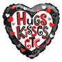 Hugs and Kisses Etc Foil Balloon