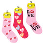 Foozys Women's Valentine's Day Crew Socks