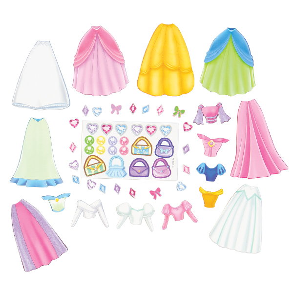Dress Up Magnetic Activity Fun Set - Disney Princess | Cloverkey Hospital  Gift Shops