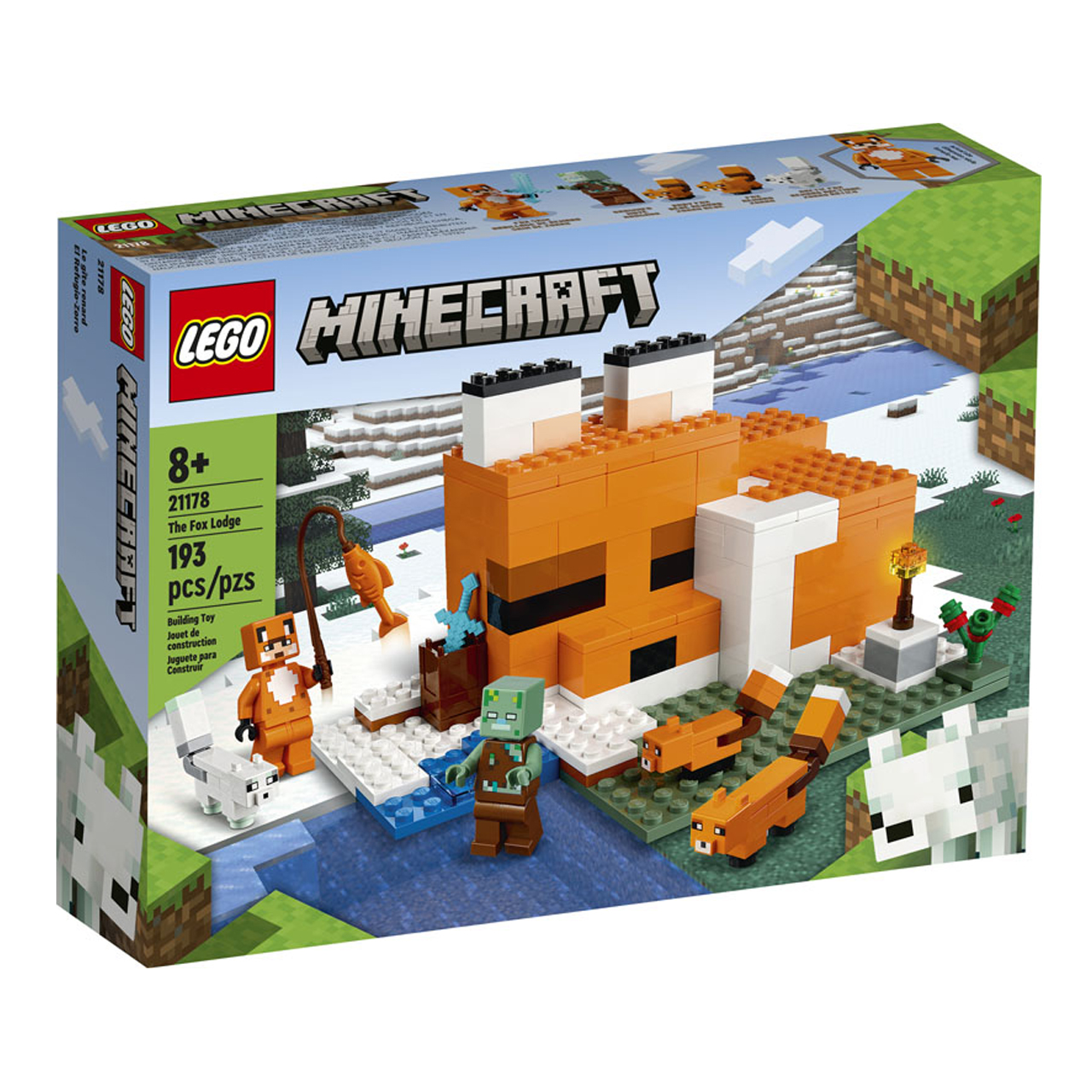 LEGO Minecraft The Fox Lodge | Cloverkey Hospital Gift Shops
