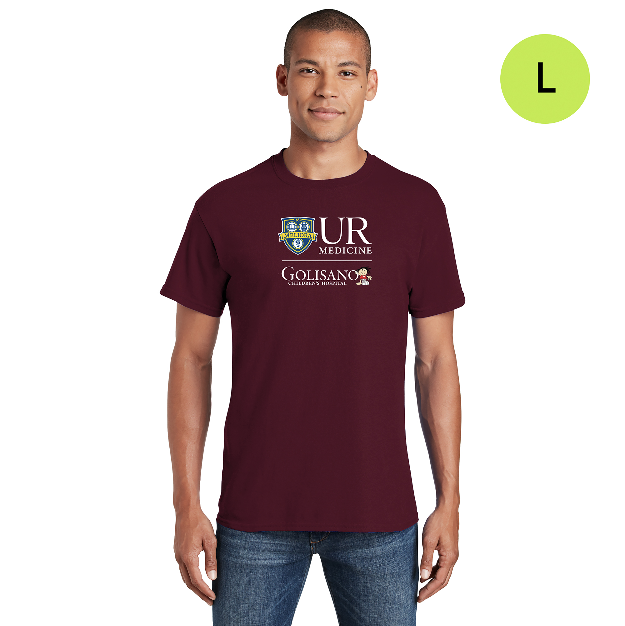 Golisano Children's Hospital TShirt Maroon L Cloverkey Hospital