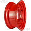 ACC-C10-6621-SMRD - STOCK SMOOTHIE 5X205MM 5 BOLT STEEL WHEEL - HOT ROD RED - 15X5-1/2 (3-3/4 INCH BACK SPACING) HUBCAP SOLD SEPARATELY (1 INCH WIDER THEN STOCK CHECK CLEARANCE BEFORE ORDERING) - SOLD EACH