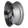 ACC-C10-6623 - CHROME 4 BOLT STEEL WHEEL 15 X 5-1/2 ( 4-1/4 INCH BACK SPACING) READ SPECIAL NOTES ABOUT HUB CAPS! - SOLD EACH