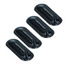 VWC-111-707-197-A4 - SET OF 4 - BUMPER BRACKET SEALS - FRONT AND REAR - BEETLE 46-67 / GHIA 56-71 - SOLD SET OF 4