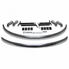 VWC-111-798-001 - COMPLETE FRONT & REAR EURO BUMPER & GUARD KIT WITH BRACKETS AND HARDWARE - BEETLE 46-67 - STANDARD QUALITY- WAX REGULARLY - NO GUARANTEED AGAINST RUSTING - SOLD KIT