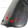 VWC-111-821-305-Q - 111821305Q - IGP BRAZIL - FENDER - REAR LEFT - ALL BEETLE 46-67 USA VERSION WITH OVER RIDER HOLE - MUST READ NOTES BELOW BEFORE PURCHASING - SOLD EACH