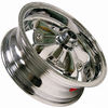 ACC-C10-6654-C - FULLY CHROMED CIP TORKER WHEEL - 15X5 INCH - 5 X 205MM BOLT WHEEL (3.6 IN. BACKSPACE) - SOLD EACH  - SOLD EACH