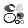 VWC-111-953-041-A - 111953041A - LEFT - BULLET FRONT TURN SIGNAL ASSEMBLY WITH CLEAR LENS - BEETLE 55-57 - SOLD EACH