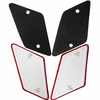 VWC-113-945-109-PR - 113945109 - REFLECTOR ON SIDE OF TAIL LIGHT HOUSING WITH GASKETS - BEETLE 71-72 - SOLD LEFT AND RIGHT PAIR