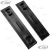 VWC-133-857-195-PR - PAIR OF DASH TRIM COVER PIECES AT EACH END OF THE MAIN DASH SWITCH PANEL - 68MM X 16MM - SUPER BEETLE 73-79 - SOLD PAIR