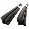 VWC-151-871-353-BPR - (151-353C-LR 151871353B) - GERMAN MADE - PAIR OF FRONT DOOR VENT TO WINDSHIELD POST SEALS - LEFT & RIGHT - BEETLE CONVERTIBLE 65-79 - SOLD PAIR