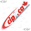 ACC-C10-CIPS-CA - PAIR OF Cip1 LOGO OVAL DECALS - 8 INCH x 1.75 INCH (200mm x 45mm) - SOLD PAIR