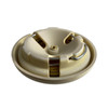 VWC-211-415-669-IS - 211415669 - IVORY HORN BUTTON WITH BLACK AND GOLD CASTLE CREST - BUS 55-67 - BEETLE 56-59 - SOLD EACH