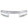 VWC-211-707-111-BCKT - 211707111B - GOOD REPRODUCTION - FULLY CHROMED - FRONT BUMPER WITH SIDE STEPS (HARDWARE/BRACKETS NOT INCLUDED) - BUS 68-72 - (ASSEMBLY REQUIRED) - SOLD EACH